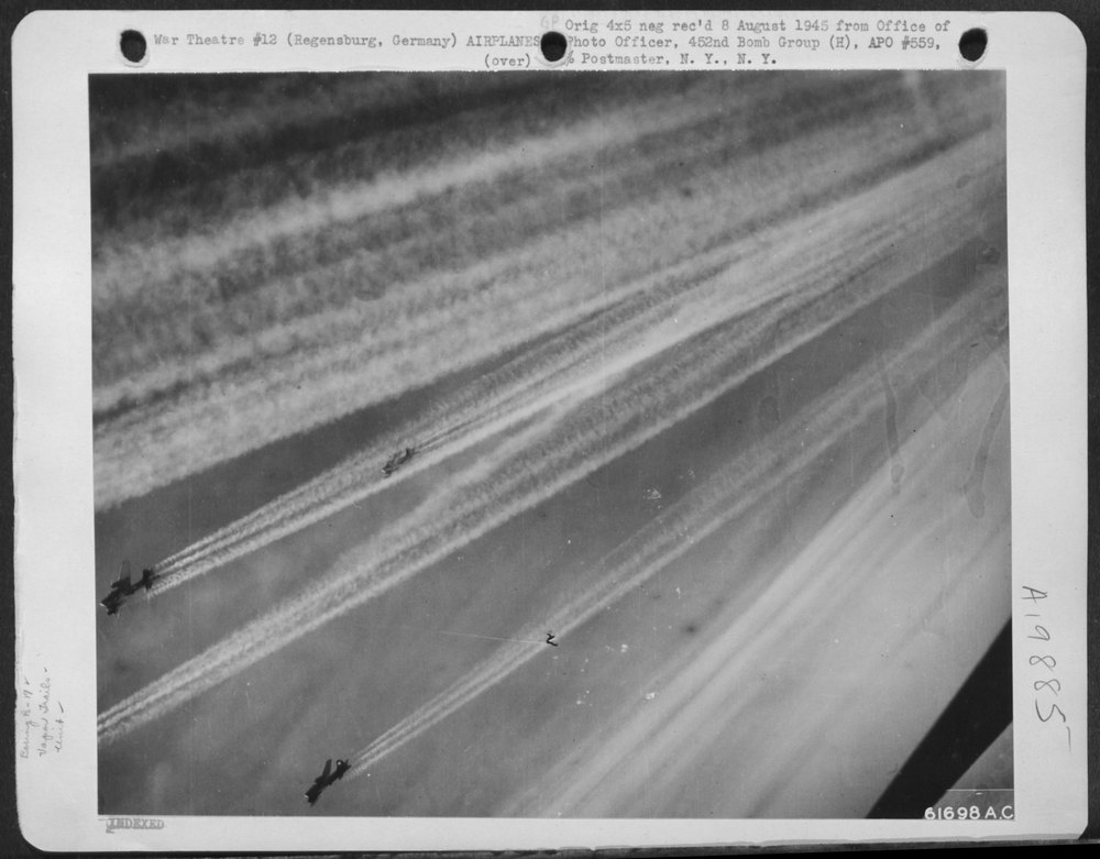 B-17 Flying Fortresses over Germany