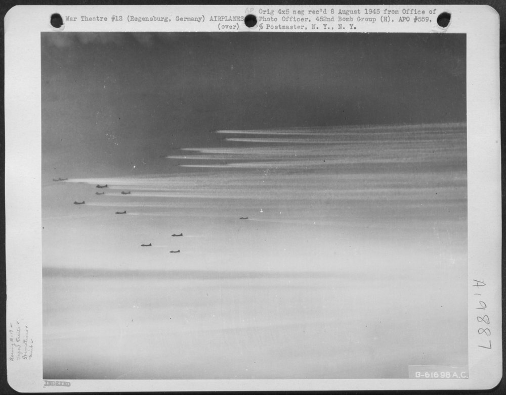 B-17 Flying Fortresses over Germany