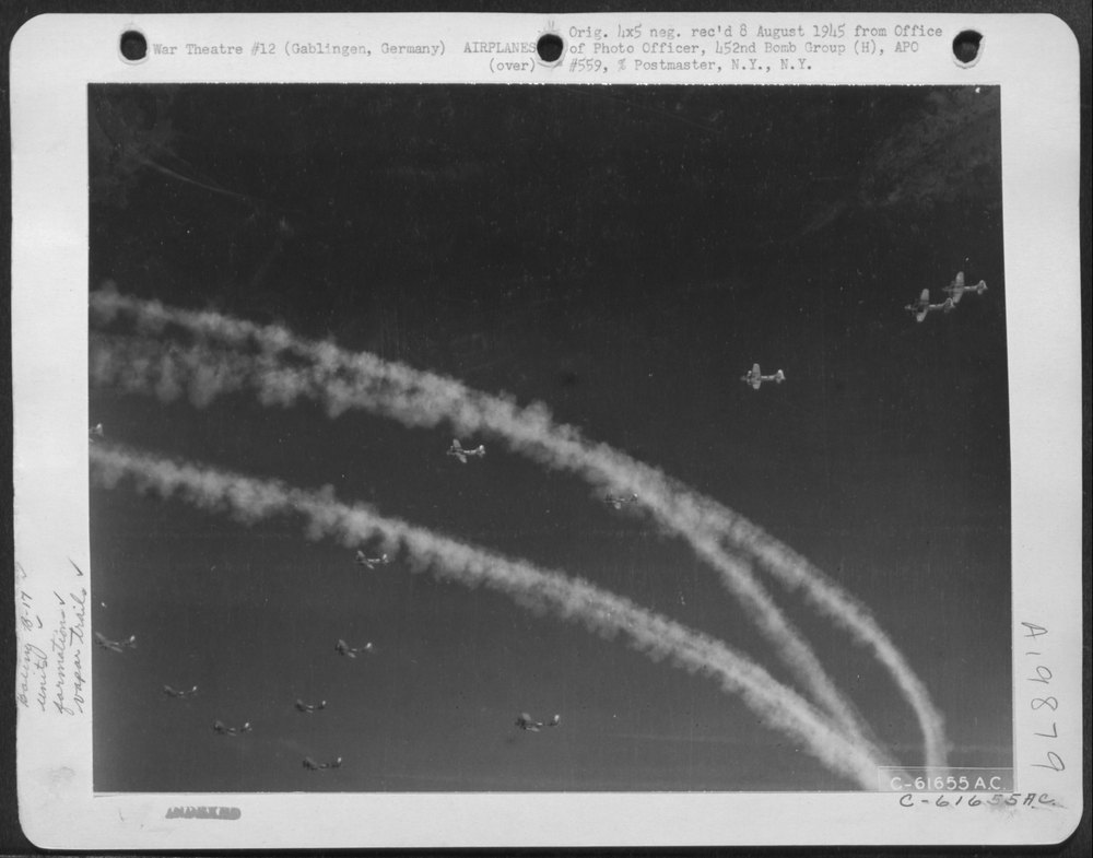 B-17 Flying Fortresses over Germany