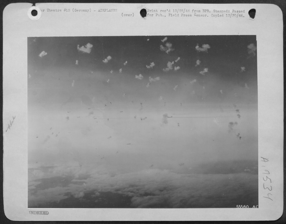 B-17 Flying Fortresses over Germany