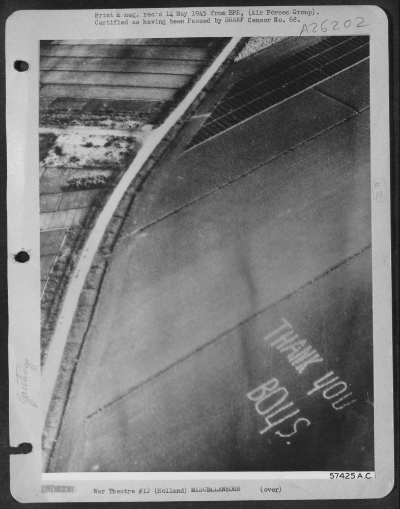 B-17 Flying Fortresses over Holland