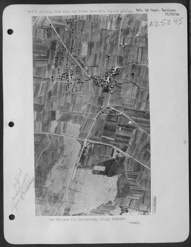 B-17 Flying Fortresses over Lavariano
