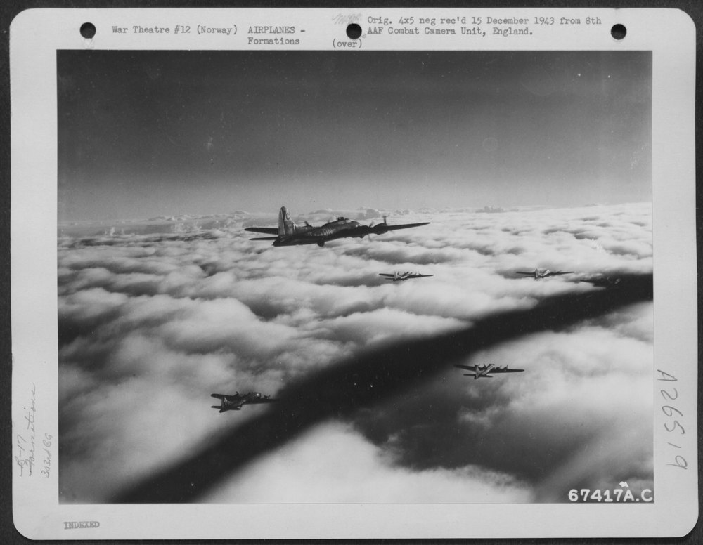 B-17 Flying Fortresses over Norway