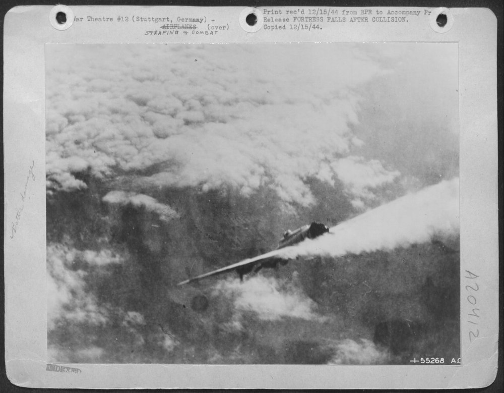 B-17 Flying Fortresses over Stuttgart