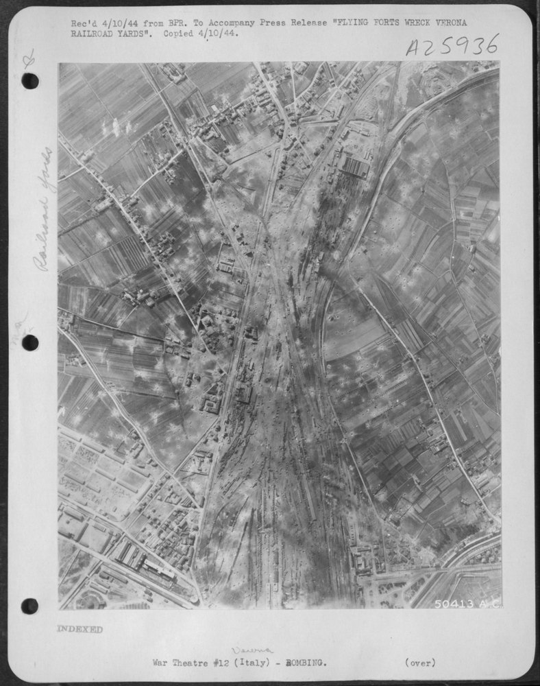 B-17 Flying Fortresses over Verona