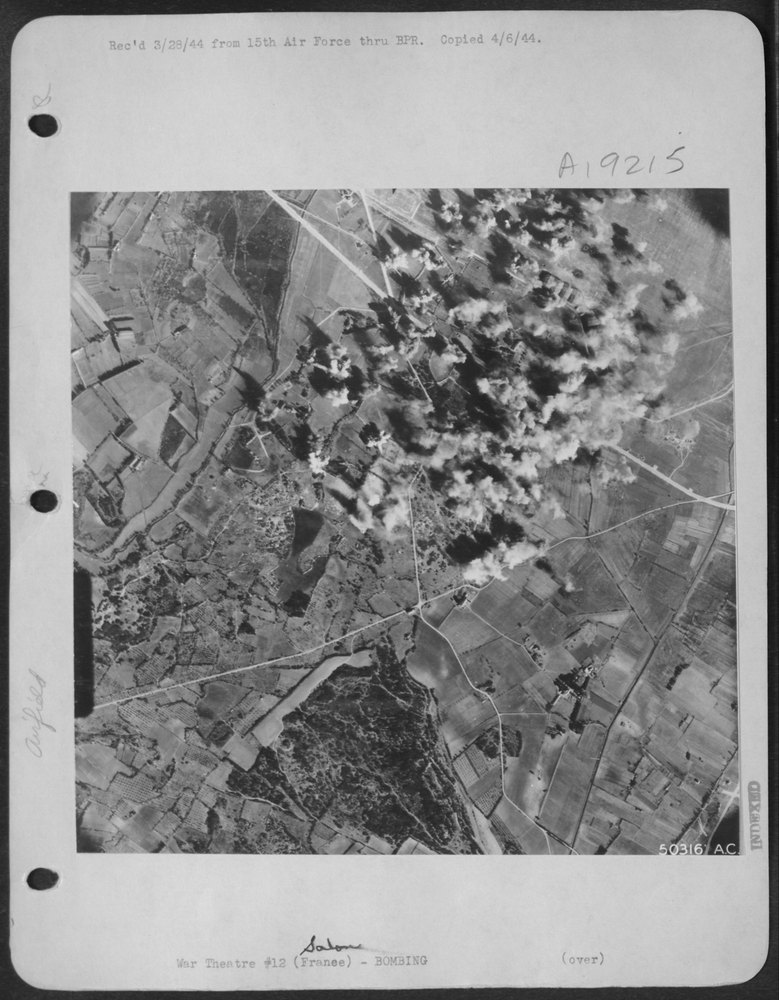 B-17 Flying Fortresses raid Salon airfield