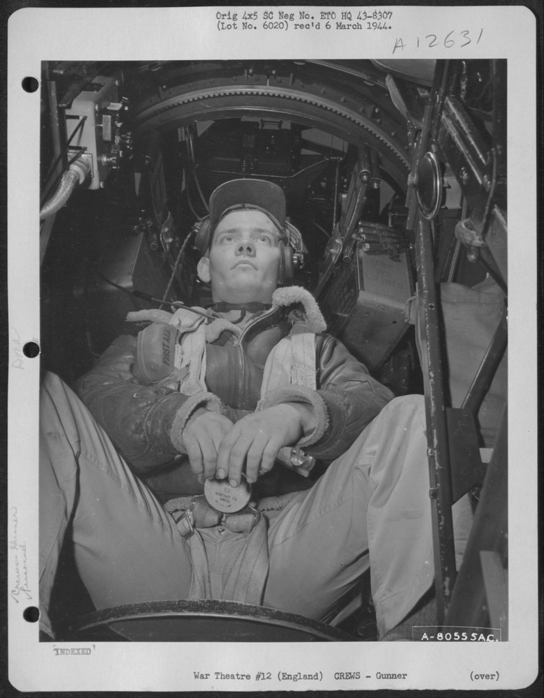 B-17 Gunner At Molesworth