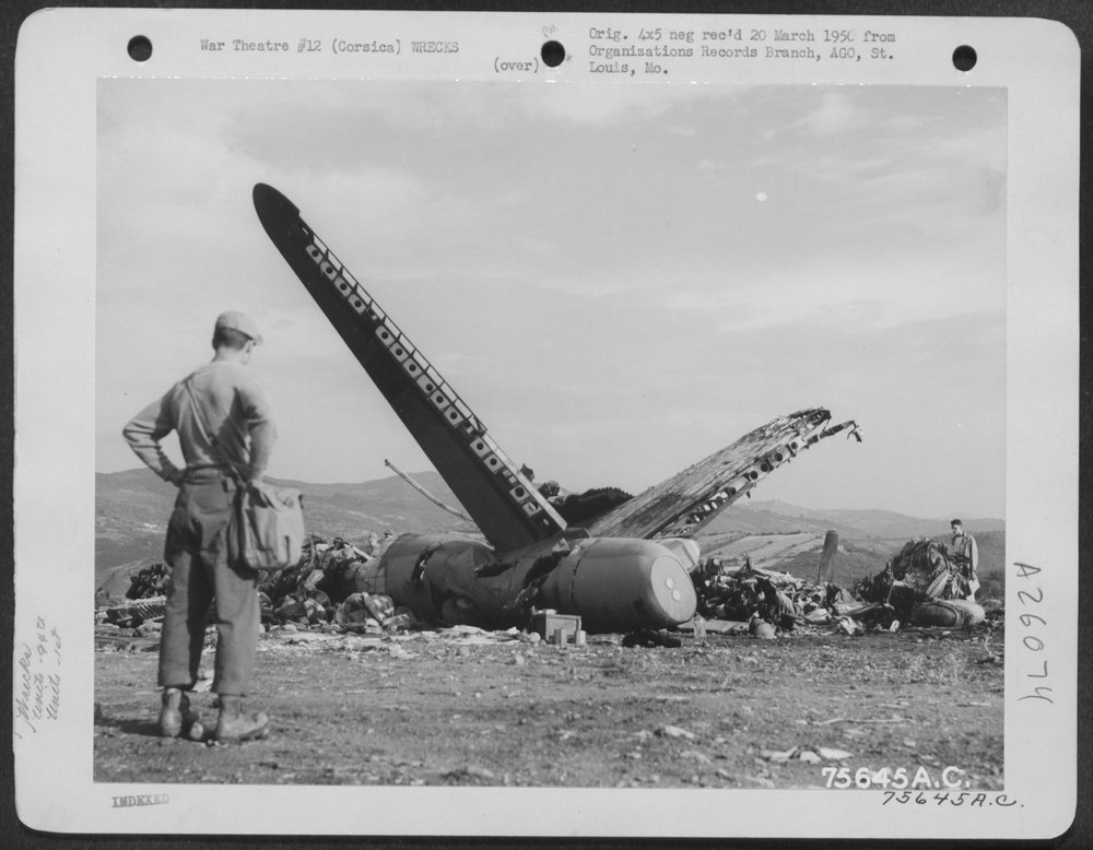 B-17 in Corsica