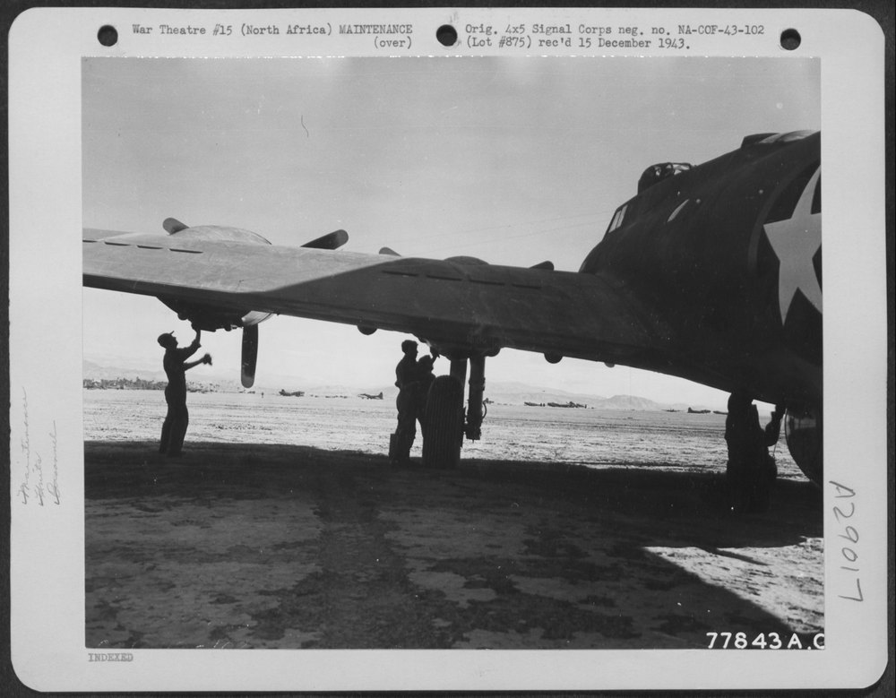 B-17 in North Africa