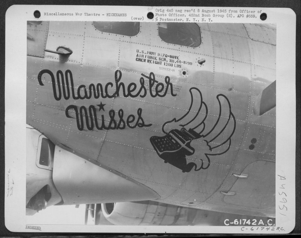 B-17 Manchester Misses at England airbase
