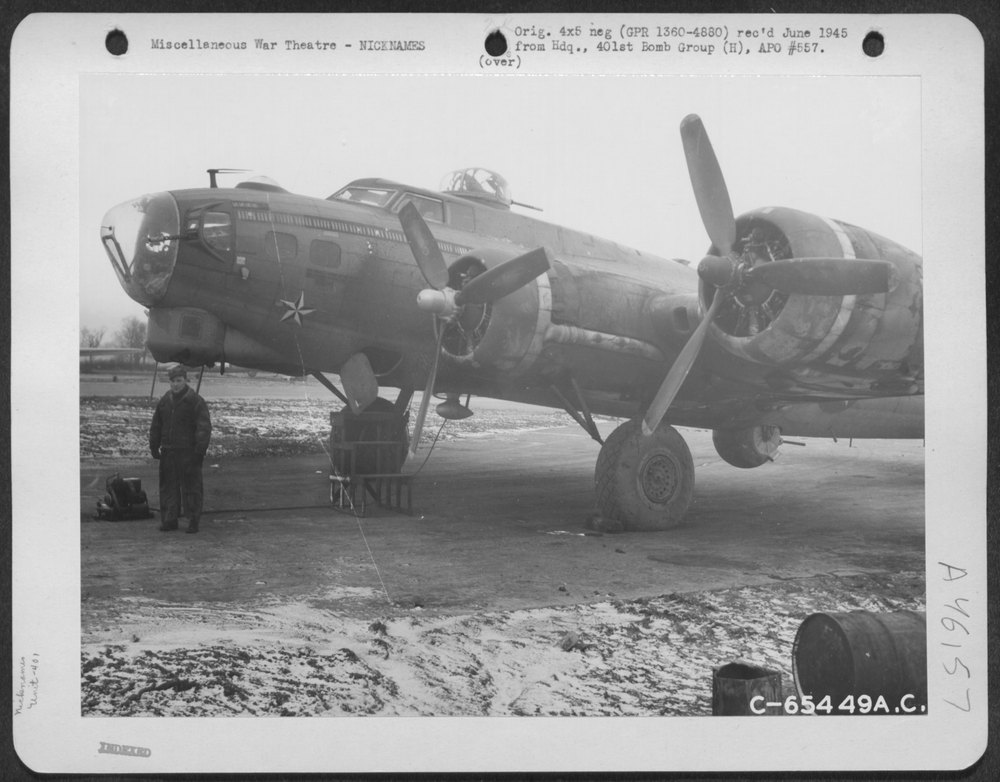 B-17 Morning Star at 8th Air Force base
