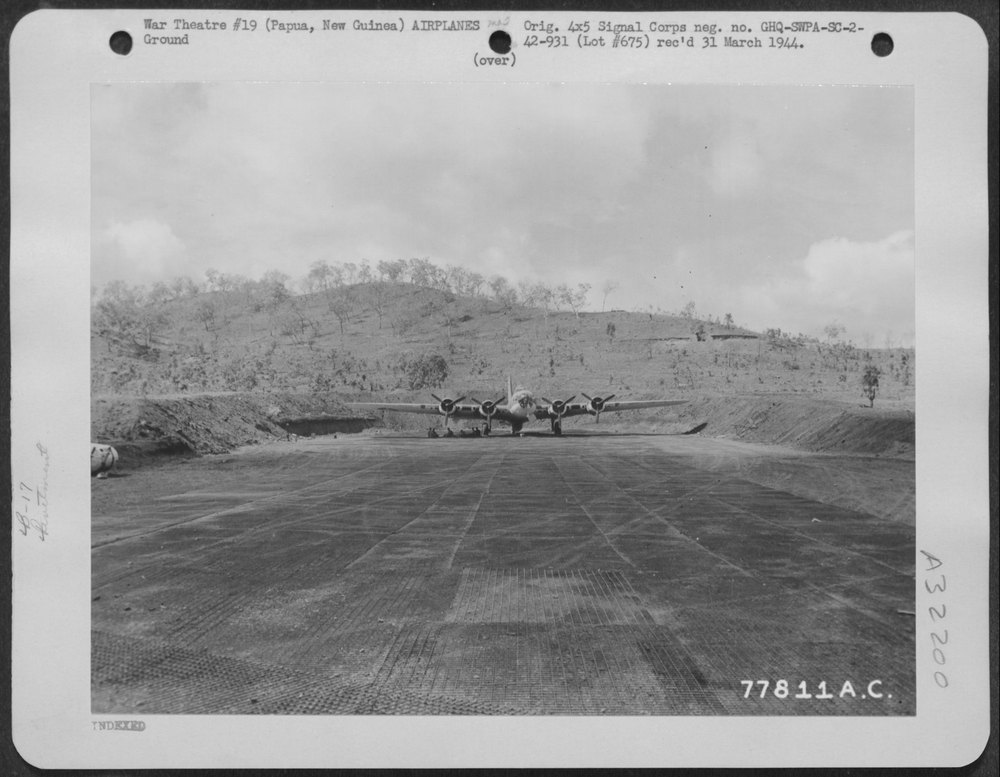 B-17 near Port Moresby