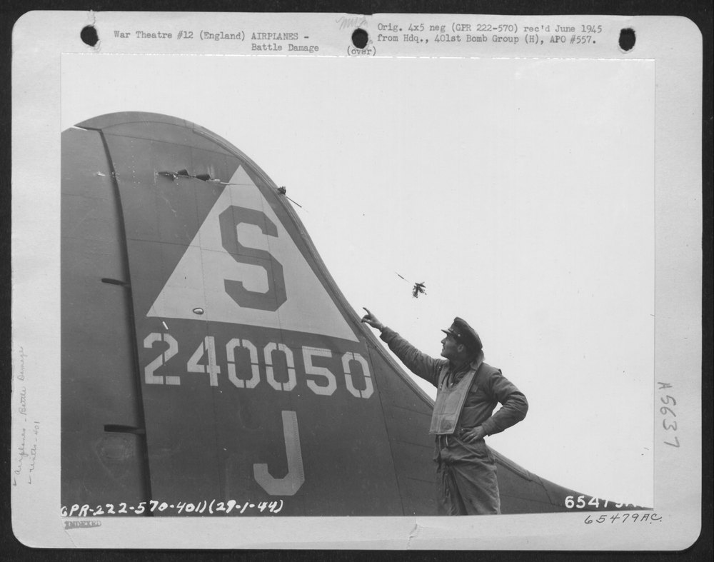 B-17 over Frankfurt