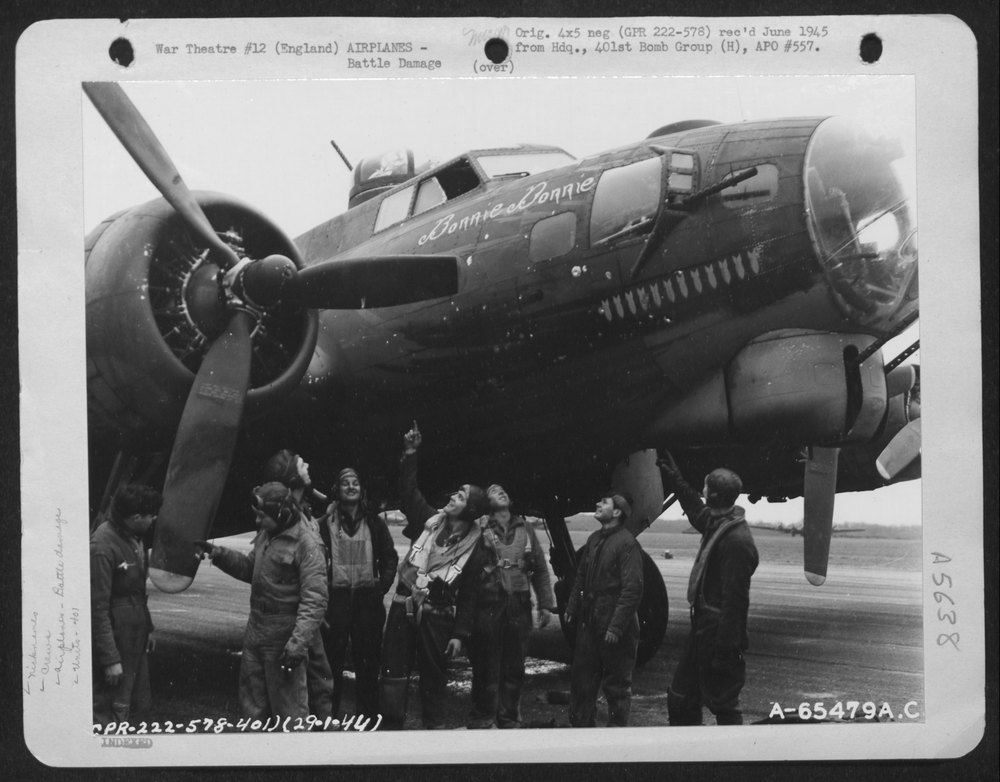B-17 over Frankfurt