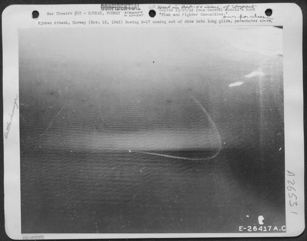 B-17 over Norway