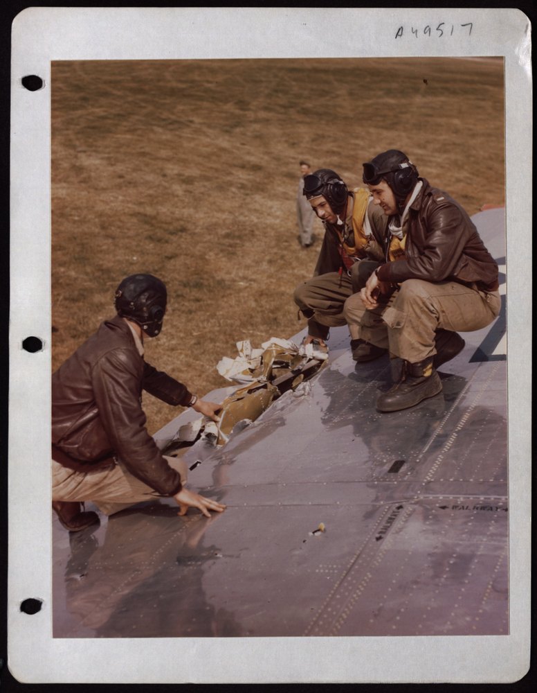 B-17 Peacemaker battle damage