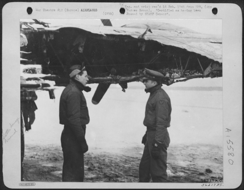 B-17 pilot rescued