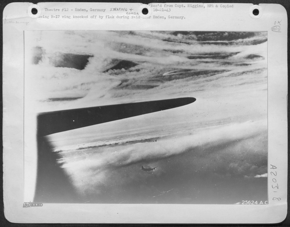 B-17 wing over Emden