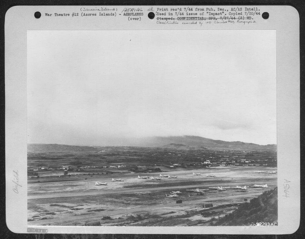 B-17s and B-34s at Terceira Island