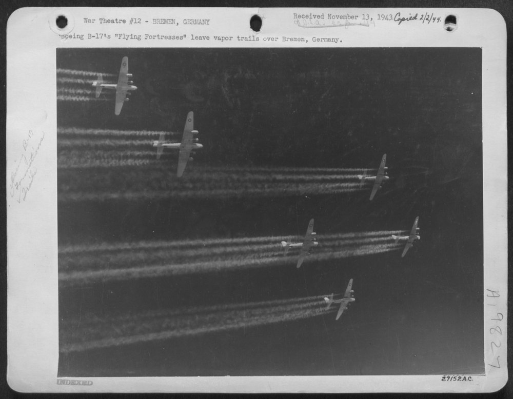 B-17s over Bremen