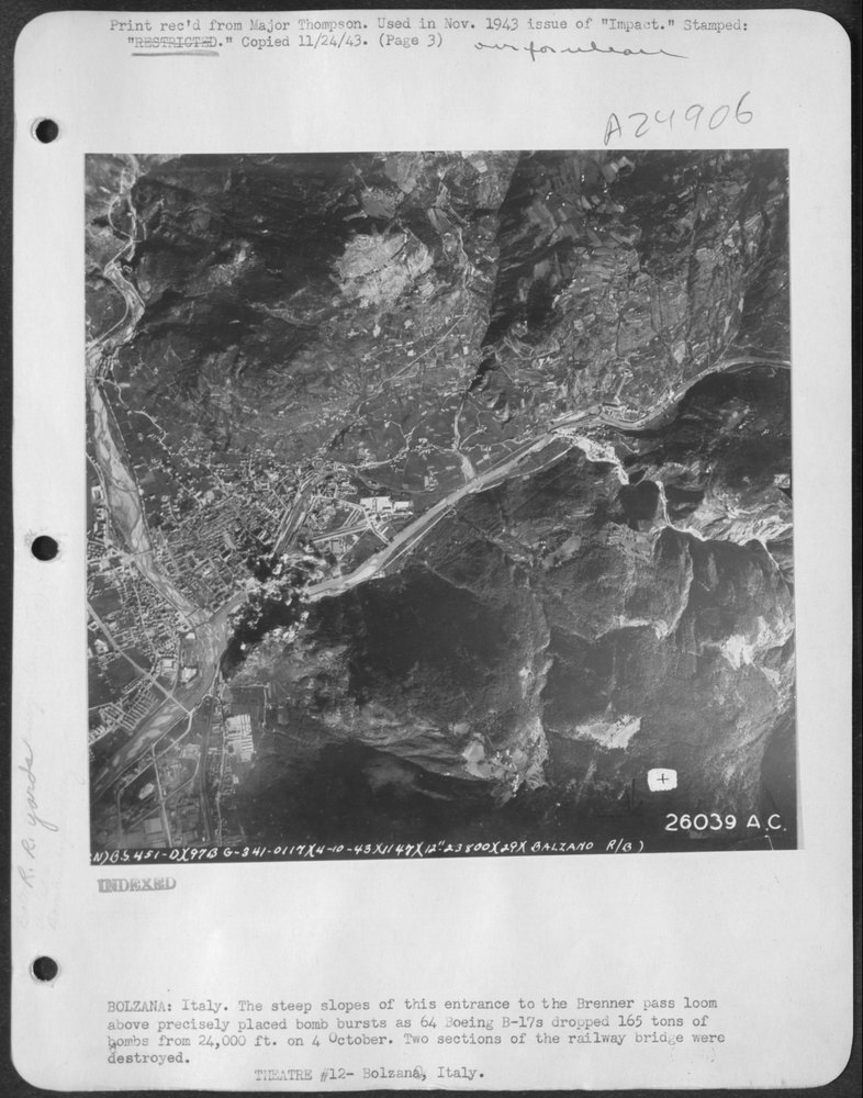 B-17s over Brenner pass