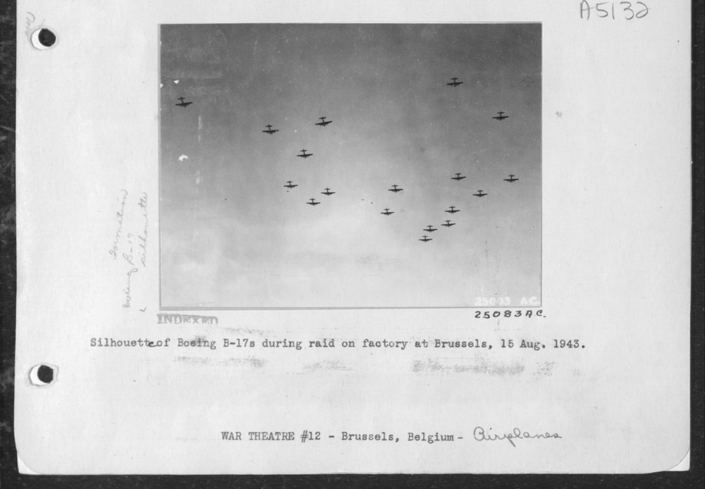 B-17s over Brussels factory