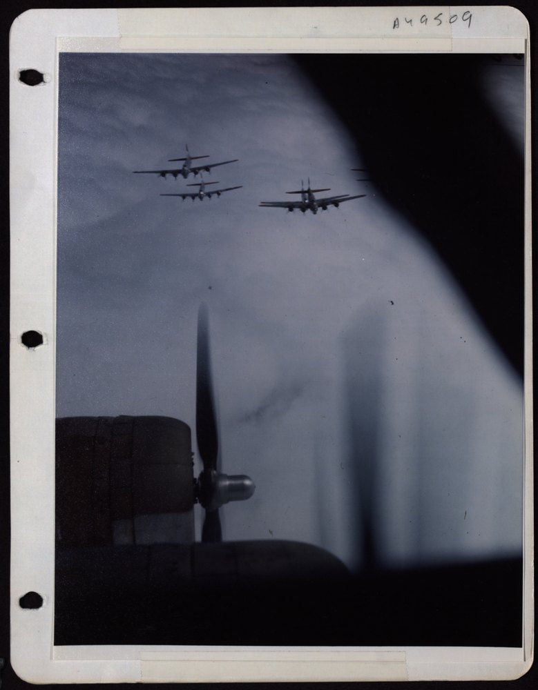 B-17s over England