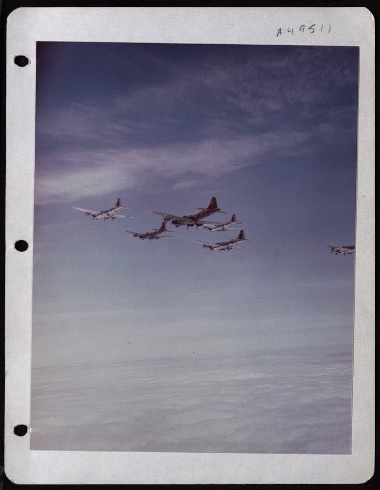 B-17s over England