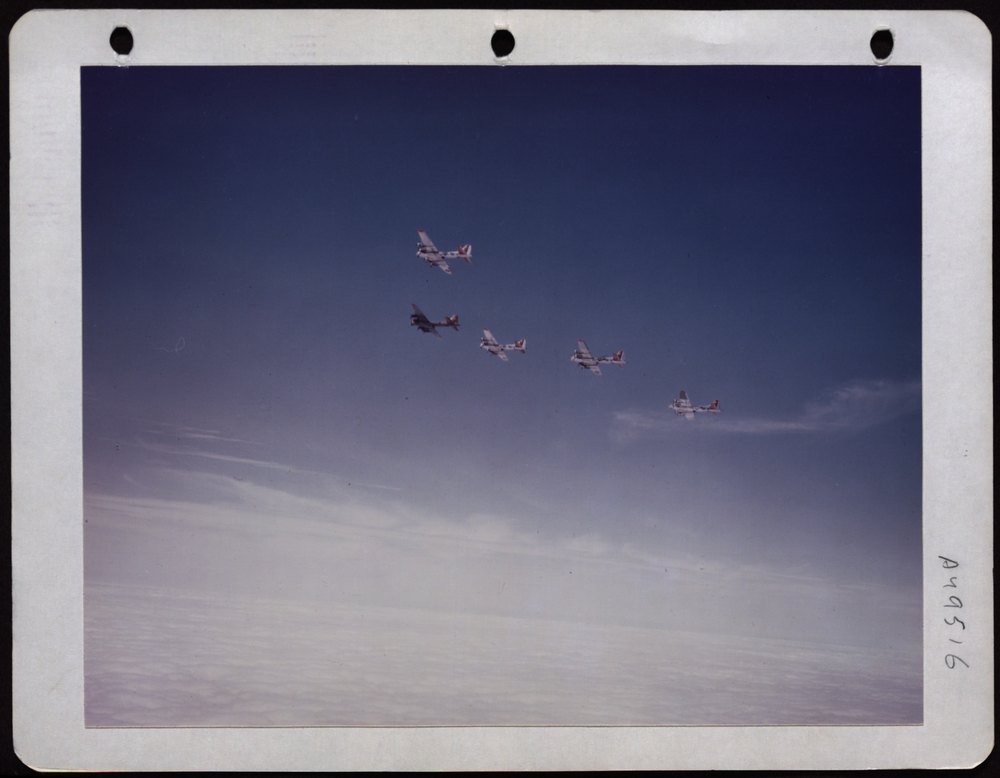 B-17s over England