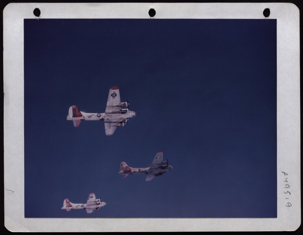 B-17s over England