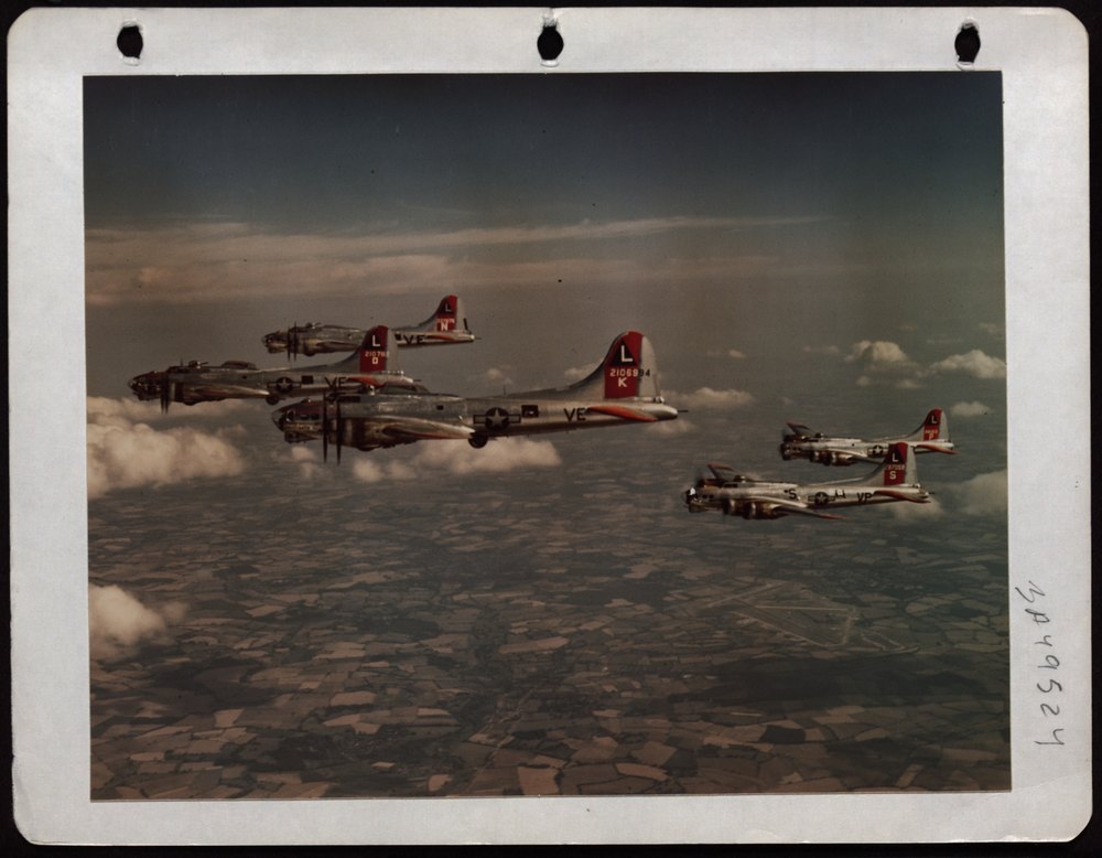 B-17s over England