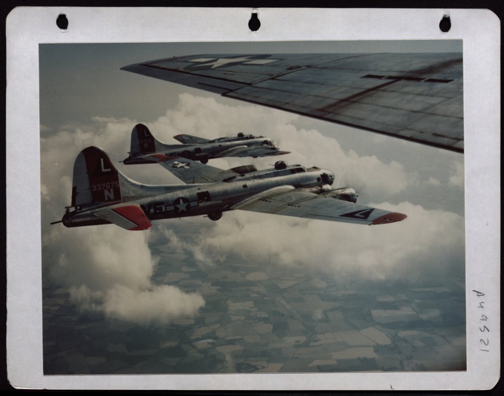 B-17s over England