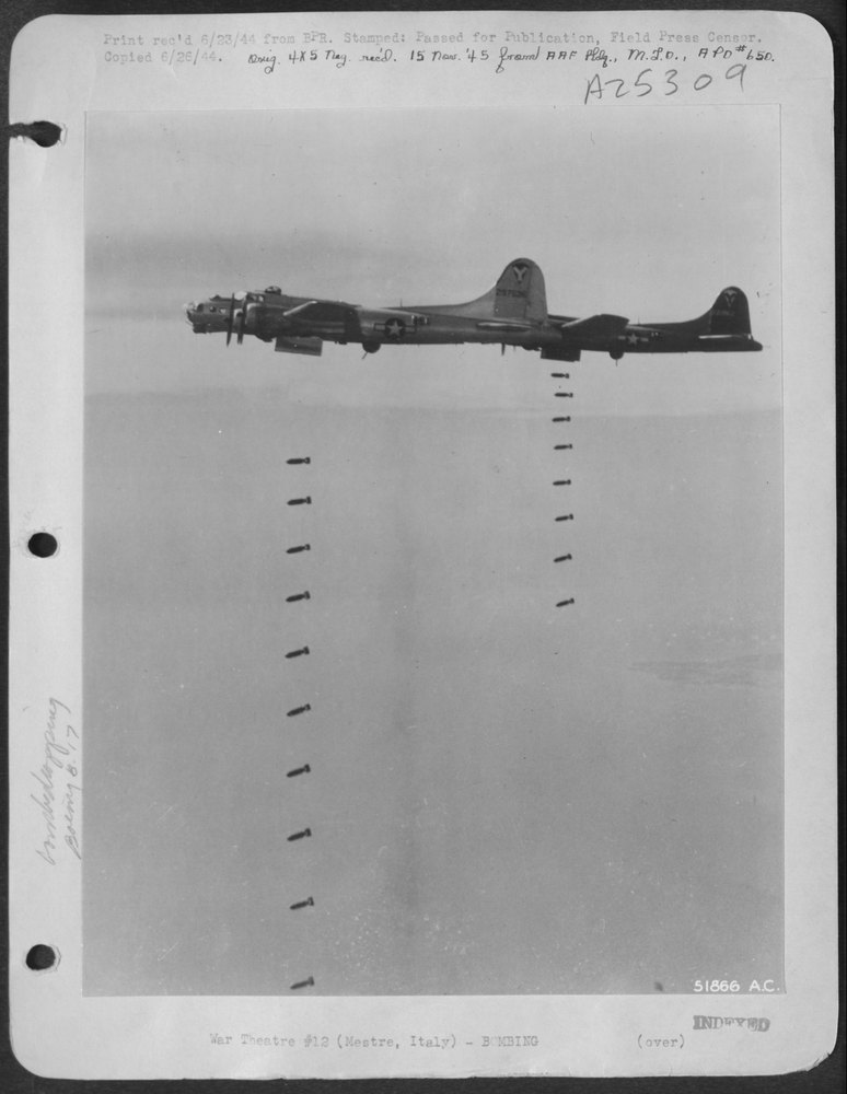 B-17s over Mestre