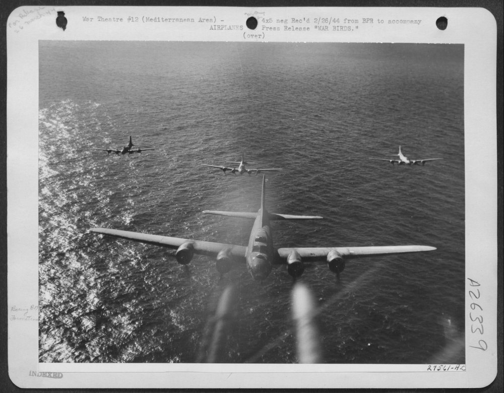 B-17s over southern France