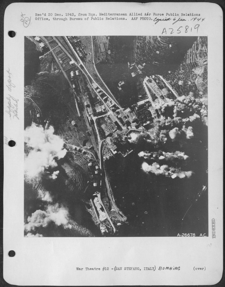 B-17s smash San Stefano Axis base