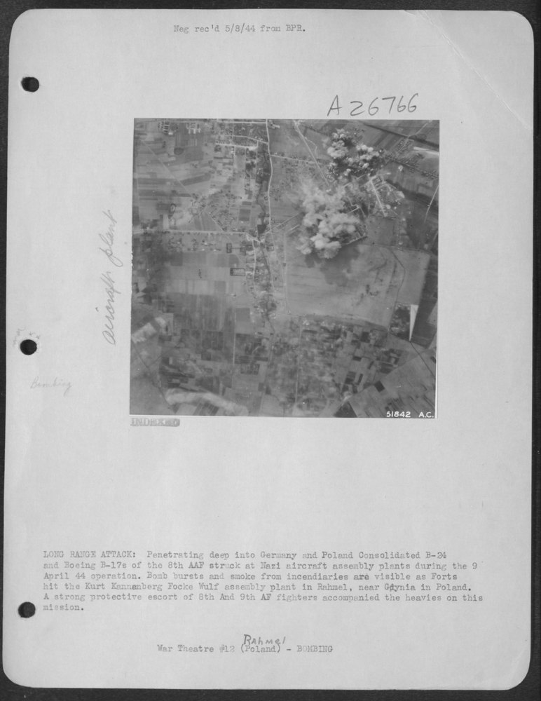 B-24 and B-17s over Germany and Poland