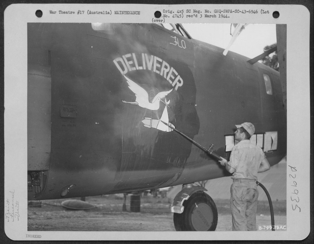 B-24 at Garbutt Field