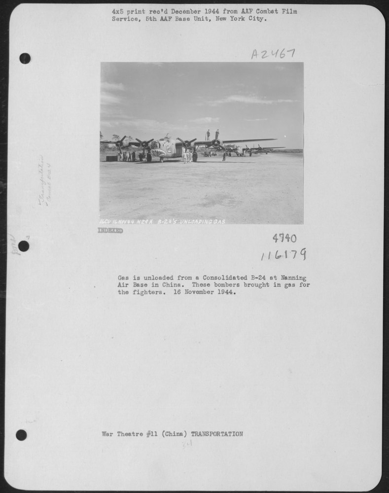 B-24 at Nanning Air Base