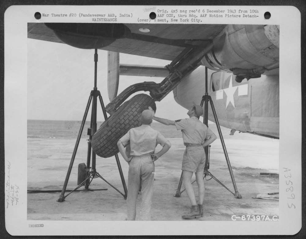 B-24 at Pandaveswar Army Air Base