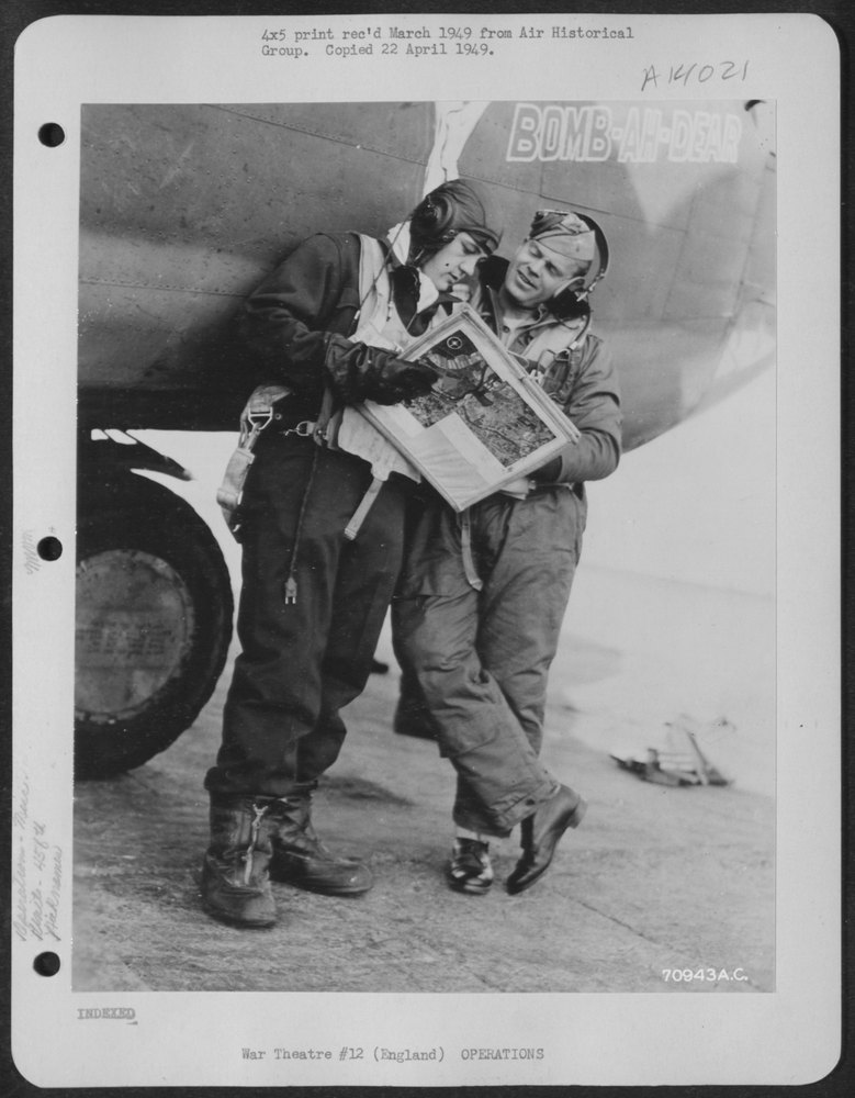 B-24 Bomb-Ah-Dear at English base