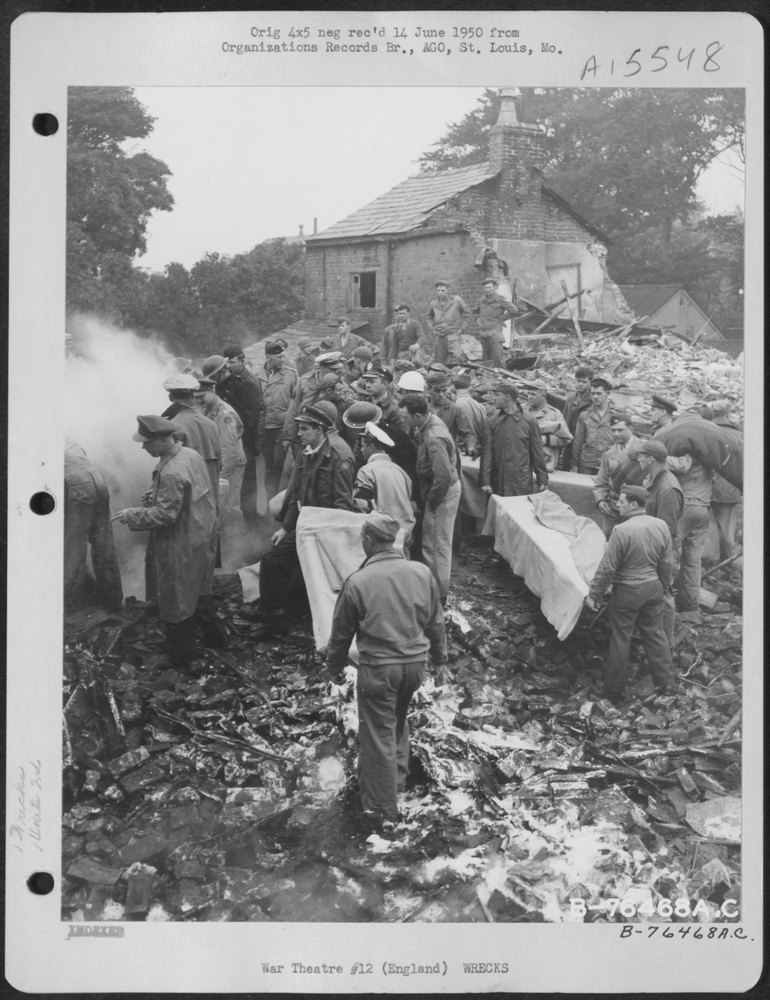 B-24 crash in Freckleton