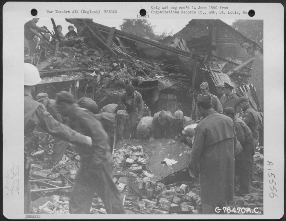 B-24 crash in Freckleton England