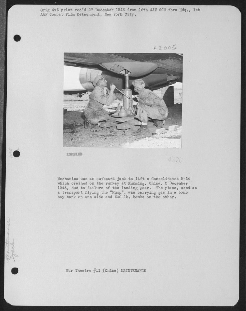 B-24 Crashes At Kunming