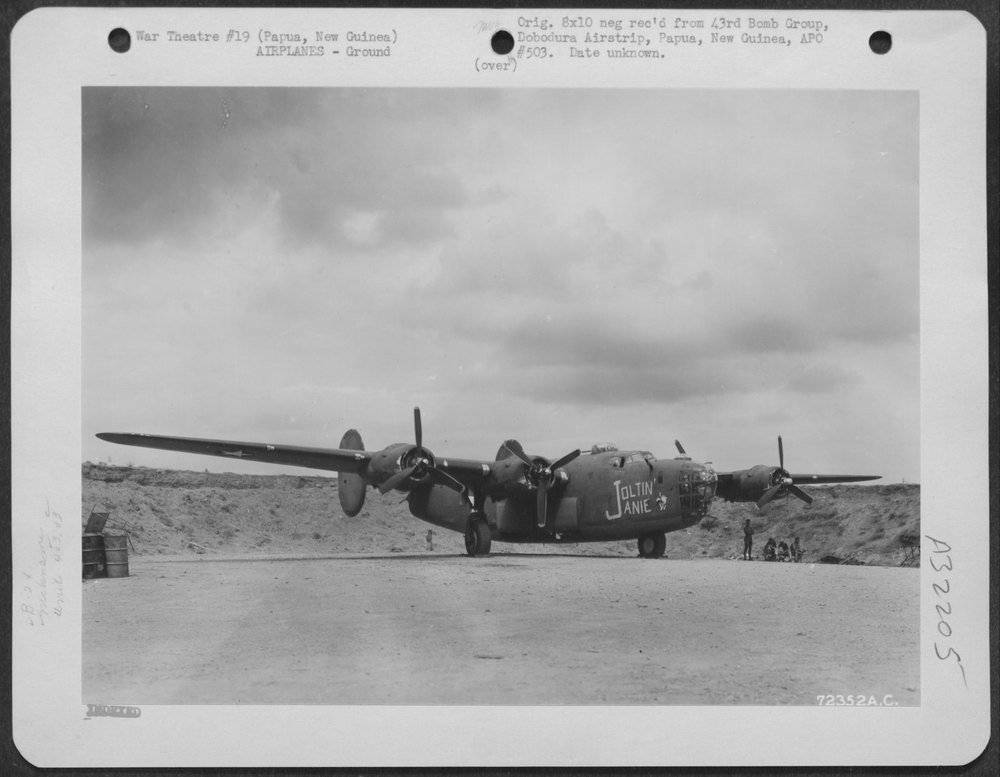 B-24 Joltin' Janie at Dobodura