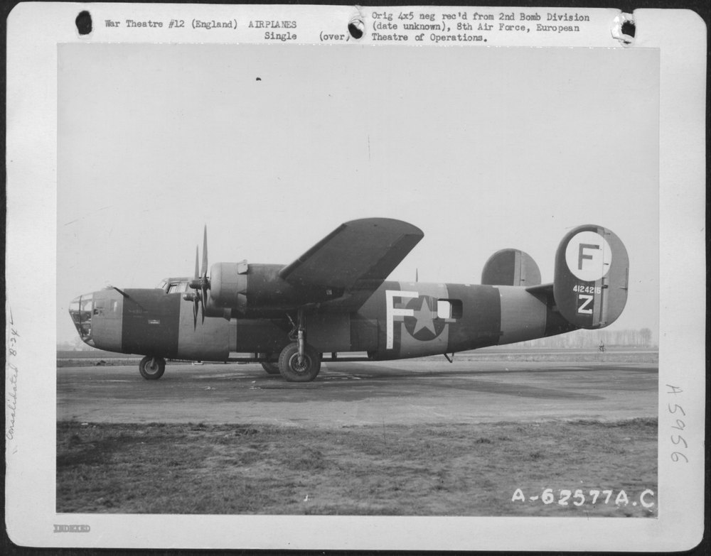 B-24 Liberator at England airbase