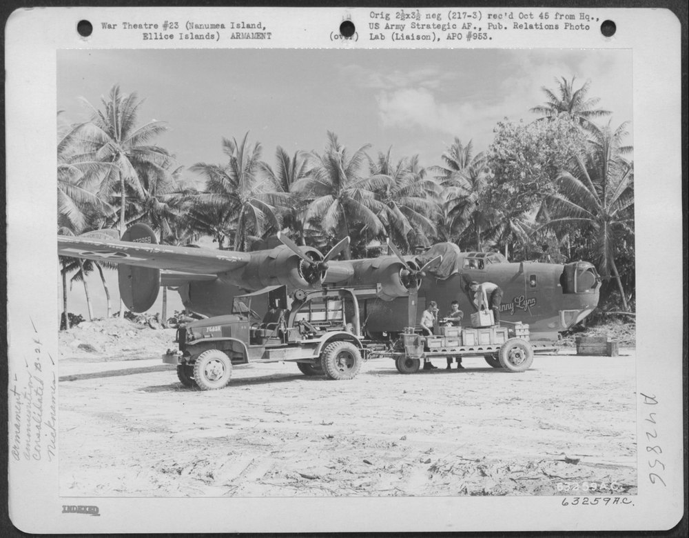 B-24 Liberator at Namumea Island