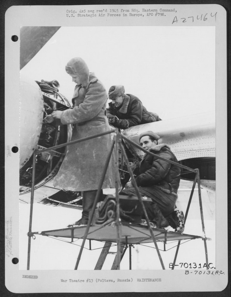 B-24 Liberator at Poltava Airbase