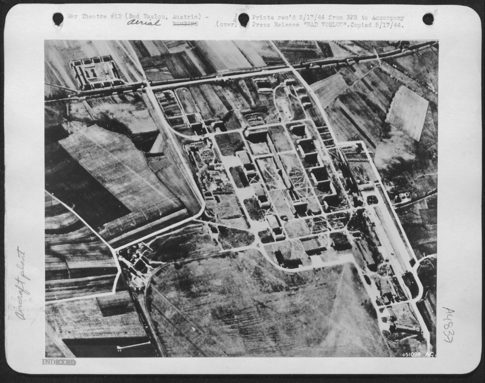 B-24 Liberator bombers over Bad Voslau