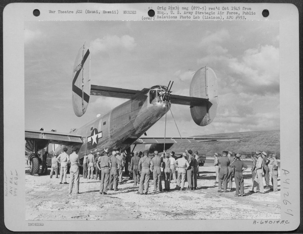 B-24 Liberator Crash Near Barking Sands