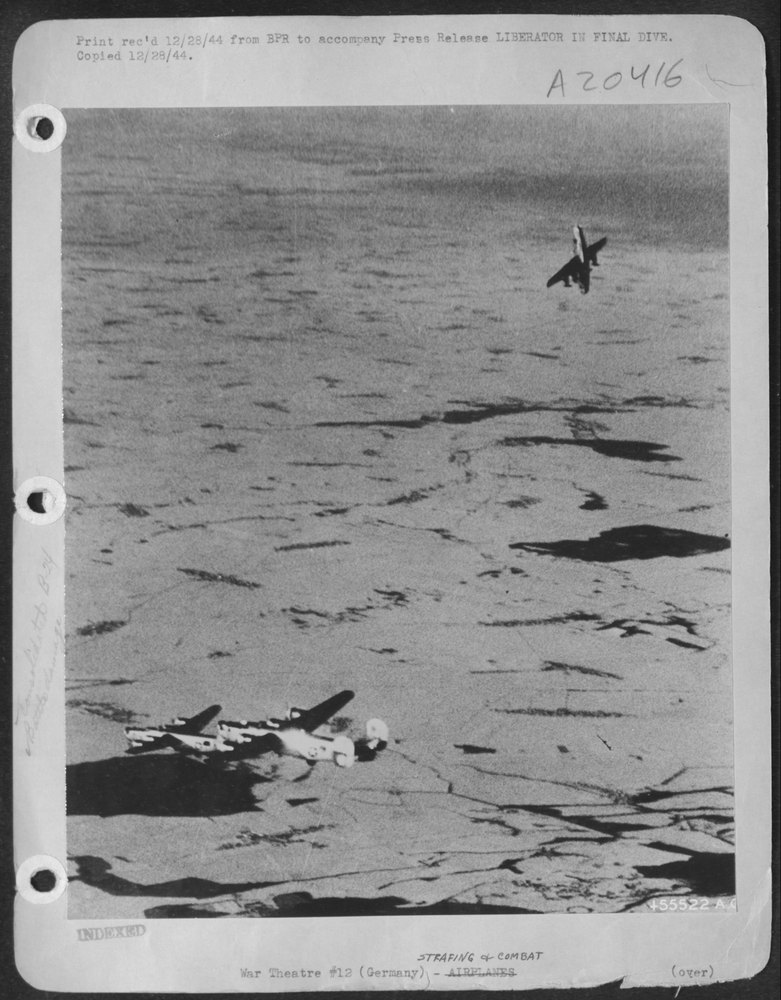 B-24 Liberator near Blechhammer